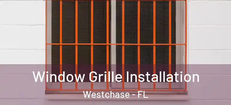  Window Grille Installation Westchase - FL